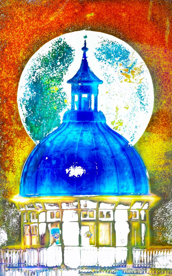 Blue Dome & Moon - Copper